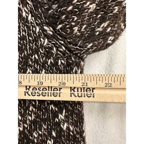 CHICO'S Brown Full Zip Sweater 1 M Heavyweight Warm Chunky - Picture 8 of 10